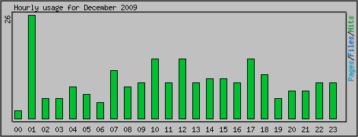 Hourly usage