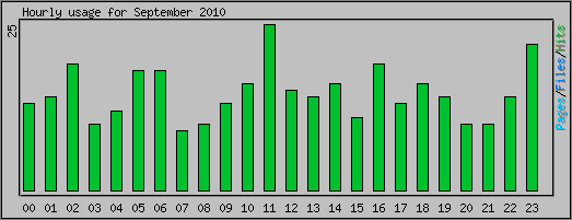 Hourly usage