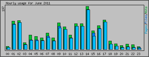 Hourly usage