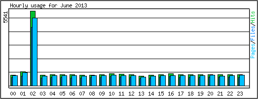 Hourly usage