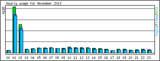 Hourly usage