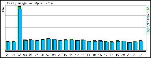 Hourly usage