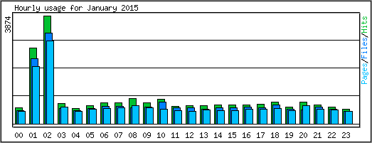 Hourly usage