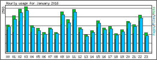 Hourly usage