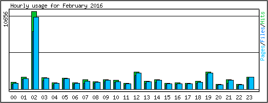 Hourly usage