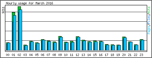 Hourly usage