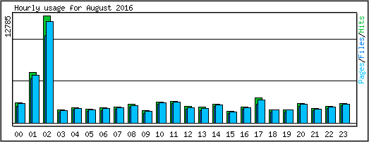 Hourly usage