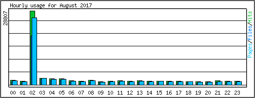 Hourly usage